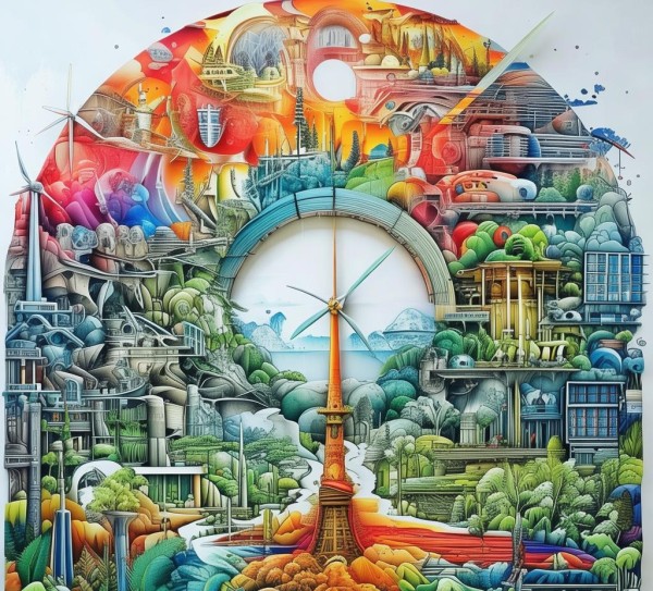 4k纸画，环保与科技创新手抄报的创意新篇章