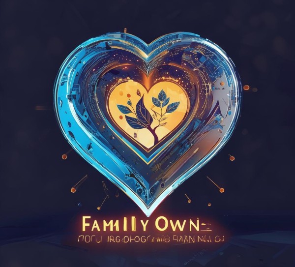 一家人科技开发有限公司LOGO设计解析，科技与温情交融的视觉符号