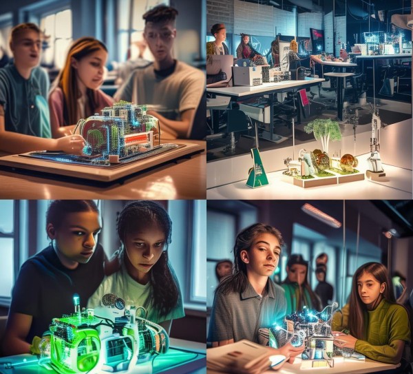 创新之光，中学生科技与创新手工作品的魅力与价值