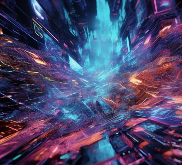 沉浸式未来感，四维科技动态壁纸全屏，重新定义数字空间的视觉体验