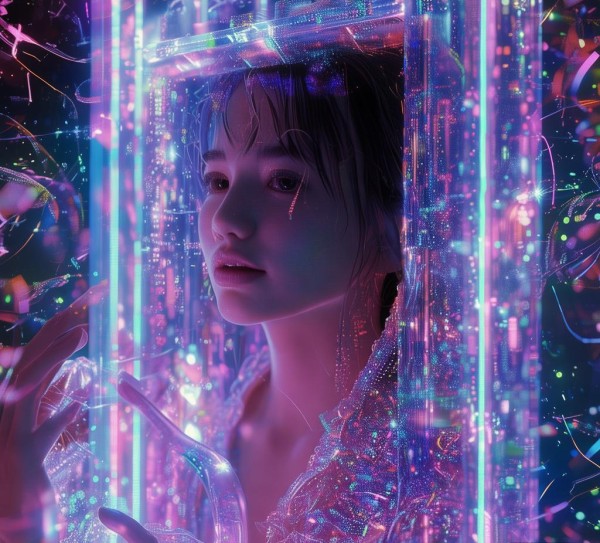 科技感与少女心的碰撞，解锁你的高科技动态壁纸女生版新体验