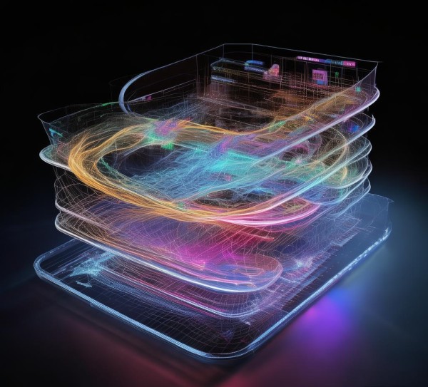 科技动态3D立体图，多维视角下的数据可视化革命