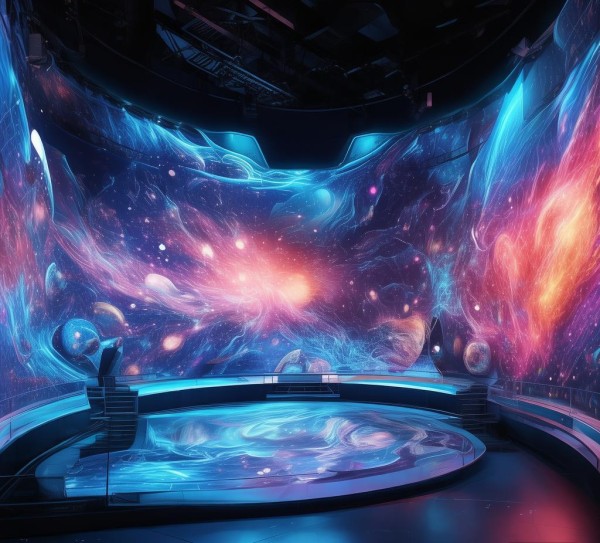 空天科技体验与创新立体贴画,构建微观宇宙的互动创意空间 空天科技体验与创新立体贴画,构建微观宇宙的互动创意空间