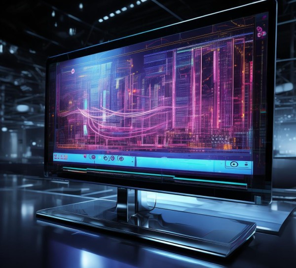 电脑桌面壁纸，科技动态中的视觉革新与互动体验