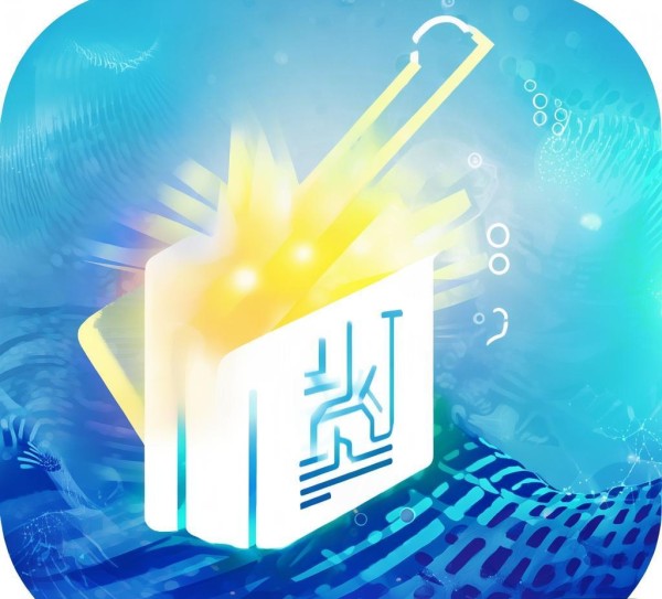 五中科技动态图标，科技赋能教育，图标引领创新浪潮