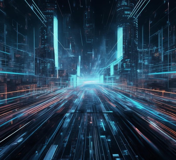 酷黑科技动态背景图片，沉浸式视觉体验与未来感的数字艺术