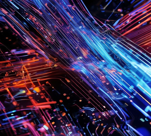 高科技动态壁画，图片简单却藏着科技魅力