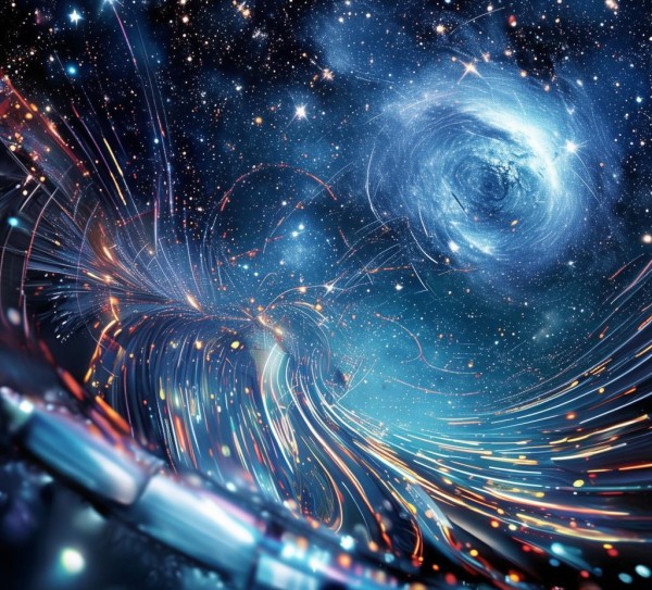 星空与科技交融，解锁炫酷动态图片的视觉奇境